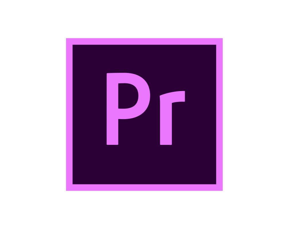 Na slici je logo programa premiere za uslugu instalacije adobe premiere pro-a