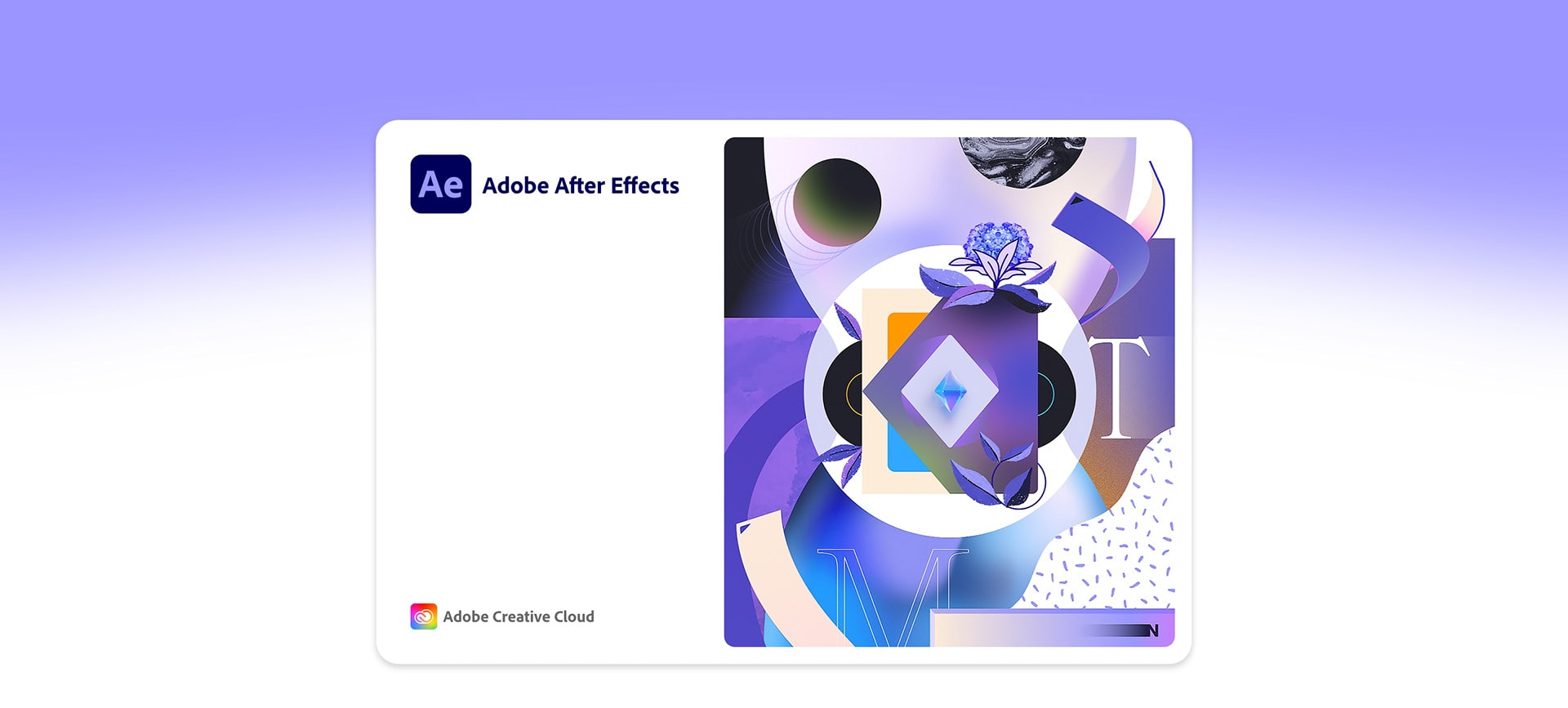 na slici se nalazi logo Adobe after effects-a za uslugu "Instalacija After Effects"