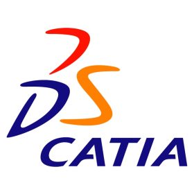 Na slici se nalazi logo DS Catia V5 za uslugu instalacije programa.