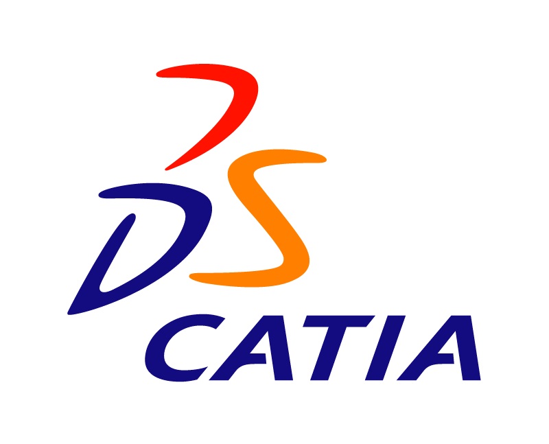 Na slici se nalazi logo DS Catia V5 za uslugu instalacije programa.