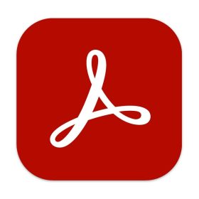 Na slici je logo Adobe Acrobat pro verzije za uslugu instalacije